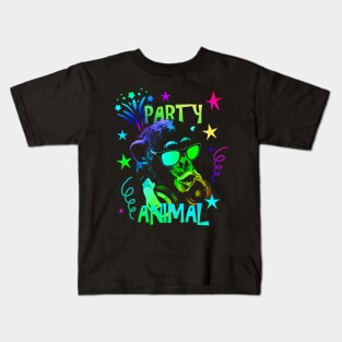 Monkey Party Animal Kids T-Shirt